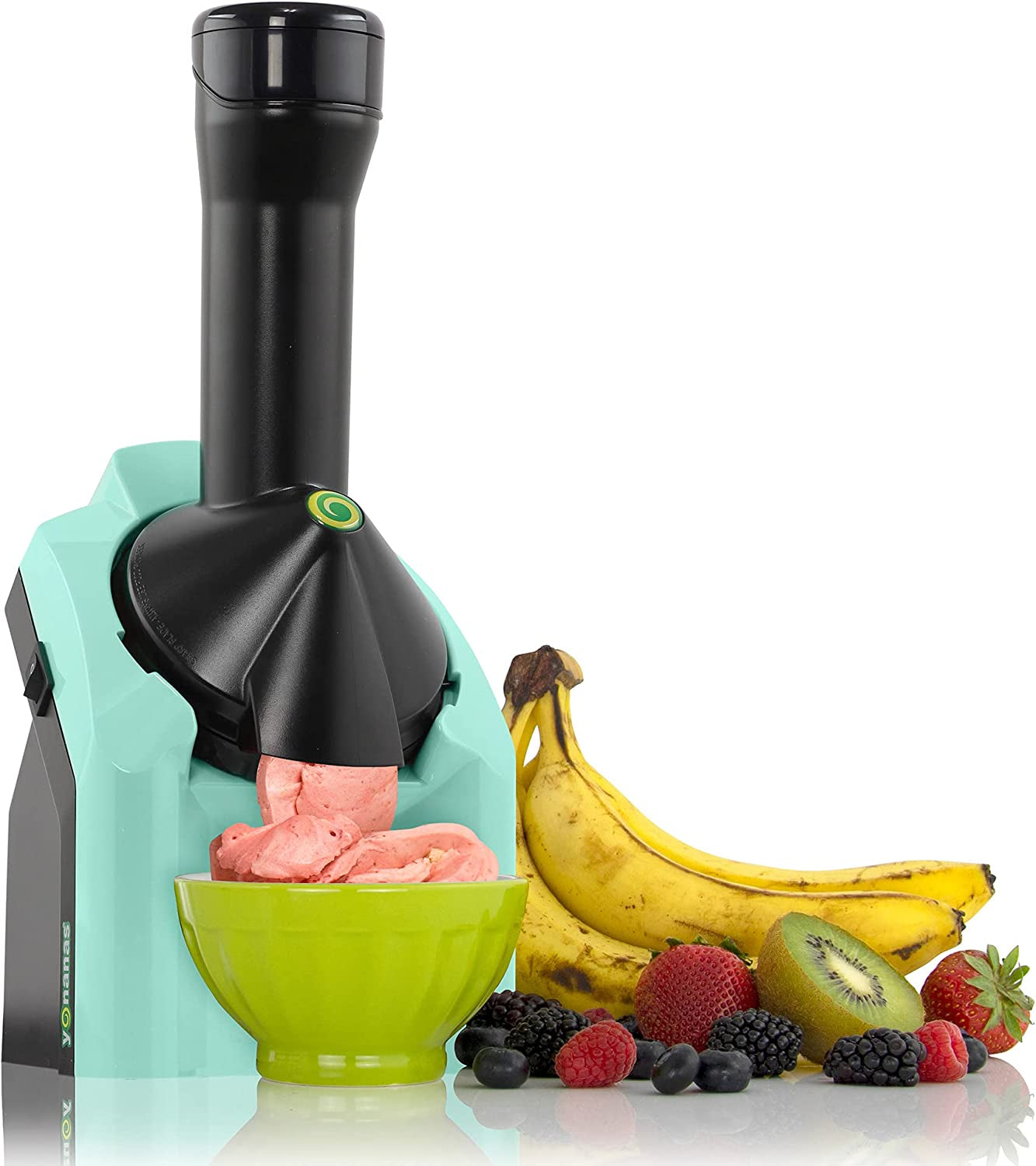  902 Classic Vegan, Dairy-Free Frozen Fruit Soft Serve Maker, Includes 36 Recipes, 200-Watts, Silver