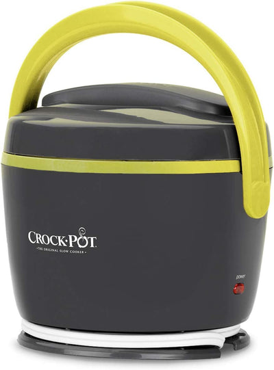 Electric Lunch Box, Portable Food Warmer for On-The-Go, 20-Ounce, Black Licorice